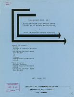 Working Paper Series - No. 121, Flexible Pay Systems in the American Context: History, Policy, Research, and Implications, by Daniel J.B. Mitchell and Renae Broderick, Draft: January 1987