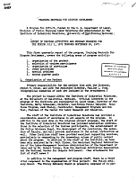 Training Neutrals for Dispute Settlement: Report of Program Activities and Program Progress for the Period July 1, 1972 through September 30, 1972