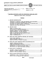 California Negotiated Clauses for Occupational Health and Safety, Compiled by Morris Davis. January 14, 1975