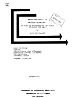 Working Paper Series - No. 212, Employers' Welfare Work: The Historical and Contemporary Significance of the BLS' 1913 Report, by Daniel J.B. Mitchell, Draft: September 1991