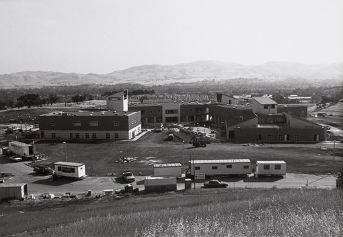 Photograph of buildings and construction at the Concord Campus