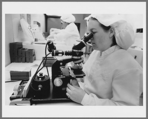 Microscope QA Inspection, 1970