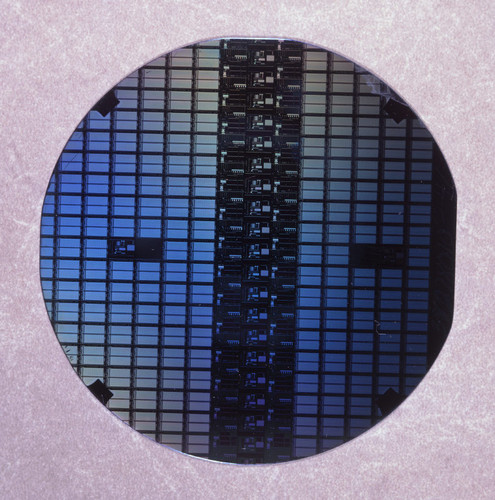 2102 SRAM 3-Inch Wafer, 1972