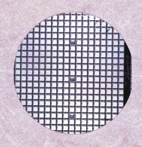 1101 SRAM 2-Inch Wafer, 1969