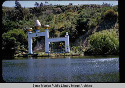 Golden Lotus Archway in the Self-Realization Fellowship Shrine, Santa Ynez Canyon established 1949