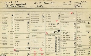 WPA household census for 351 S FORD