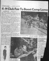 4-H Club Fair To Boost Camp Loma