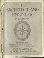 "Some Examples of the Work of Julia Morgan." Architect and Engineer of California, November 1918