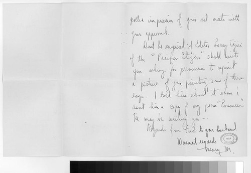 Letter, 1943 November 25, Denver, Colo. to Mrs. Estelle Ishigo, Heart Mountain, Wyo