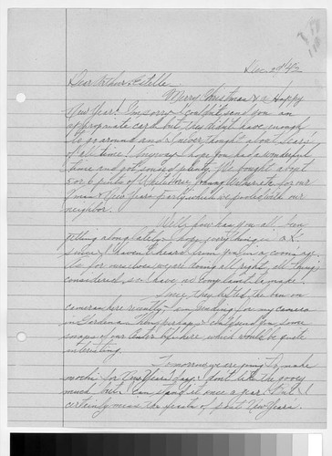 Letter, 1942 Dec. 29, McGehee, Ark. to Arthur and Estelle