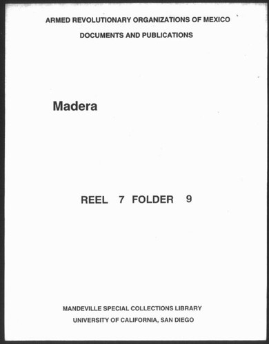 Madera Periódico Clandestino, No. 37