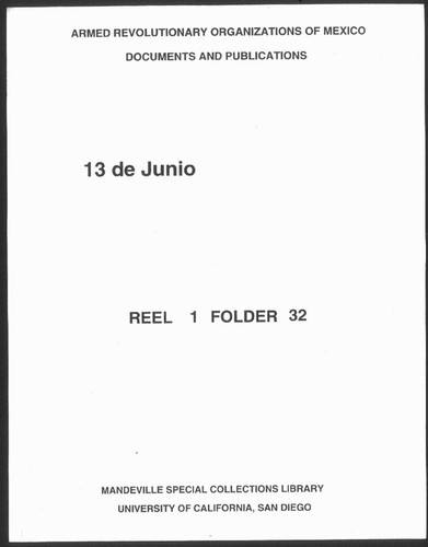 13 de Junio, No. 16, 1984