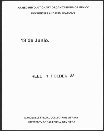 13 de Junio, No. 16, 1983