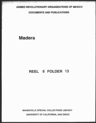 Madera Periódico Clandestino, No. 4