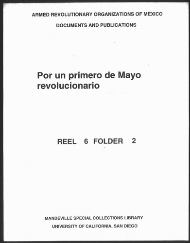 Por un primero de Mayo revolucionario