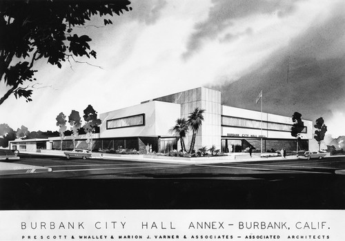1960 - Burbank City Hall Annex Illustration