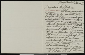 Alice Barber Stephens, letter, 1921-03-15, to Hamlin Garland