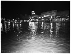 Rain comes to Downey again, 1952