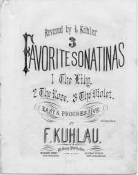 The rose / F. Kuhlau, op. 55 ; revised by L. Köhler