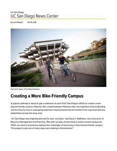 Creating a More Bike-Friendly Campus