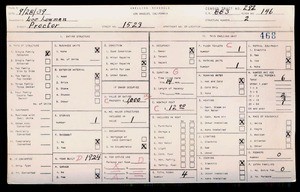 WPA household census for 1523 PROCTOR, Los Angeles County