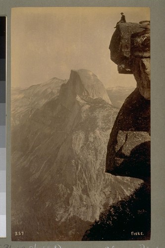 Half Dome and Glacier Point [Yosemite Valley]. 357. [Photograph by George Fiske.]
