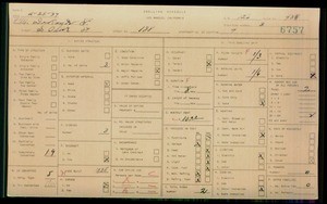 WPA household census for 138 S OLIVE STREET, Los Angeles