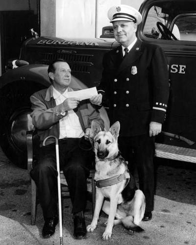 Guide dog given ex-fire chief