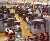 IBM equipment at use in San Jose
