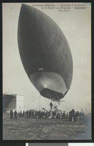 Airship "Patrie" on a French postcard, ca.1907