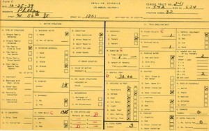WPA household census for 1201 W 56TH, Los Angeles