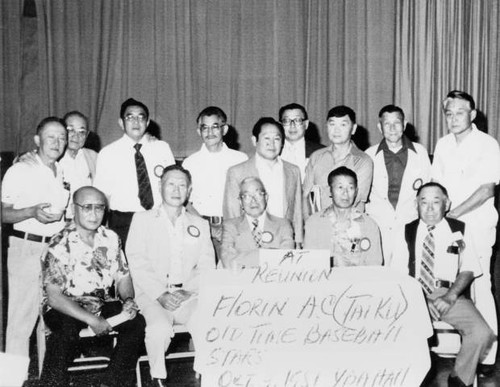 Reunion of Florin Japanese American baseball players