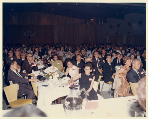 Dinner ceremony for the Wakamatsu Tea and Silk Farm Colony historical landmark plaque at the Hotel El Dorado