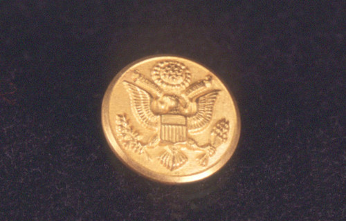 U.S. military button with American Eagle