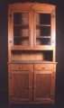 Mahogany-stained hutch