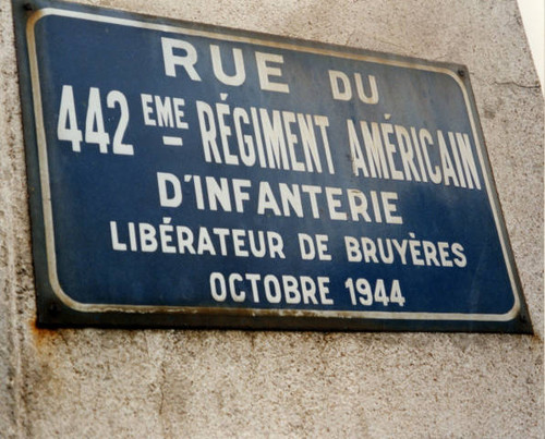 Rue du 442eme regiment americain d'infanterie