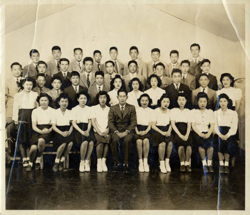 Tule Lake Relocation Center Japanese language school students