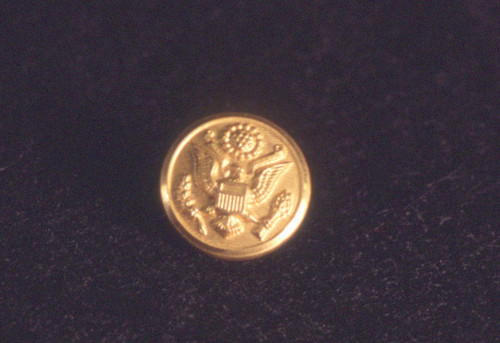 Small U.S. military button with American Eagle