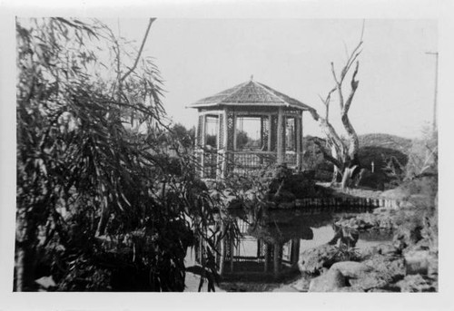 Gazebo in Japanese garden at Poston Relocation Center