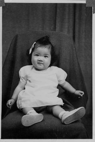 Kuniko Nakai, ten months, at Granada Relocation Center