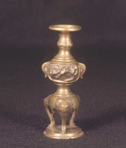 Brass candleholder