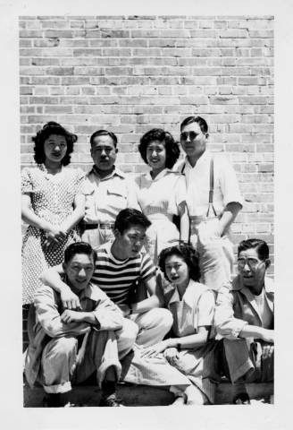 Hospital staff[?] at Tule Lake Relocation Center