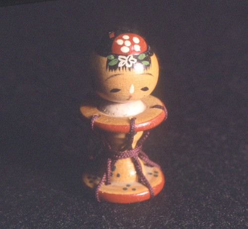 Kokeshi doll (spool torso)