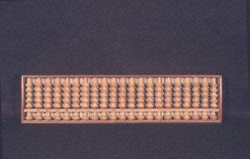 Wooden abacus