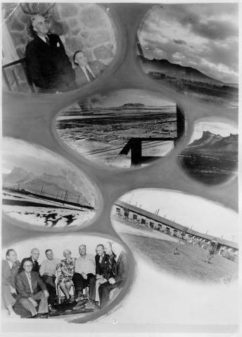 Collage of Tule Lake Relocation Center scenes