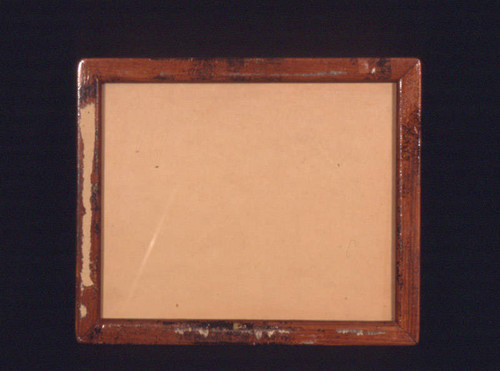 Mahogany-stained picture frame