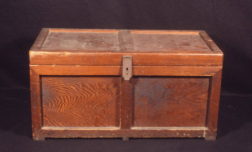 Mahogany-stained chest