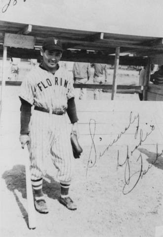 Florin baseball player Yoshio Tsukamoto