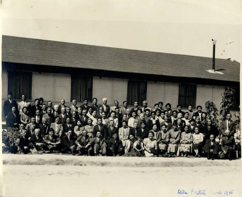 Protestant members of the federated church at Gila Relocation Center