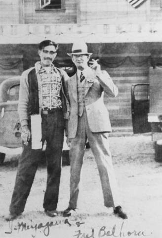 Portrait of I. Miyagawa and Fred Balhorn